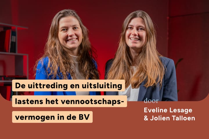 De uittreding en uitsluiting lastens het vennootschapsvermogen in de BV